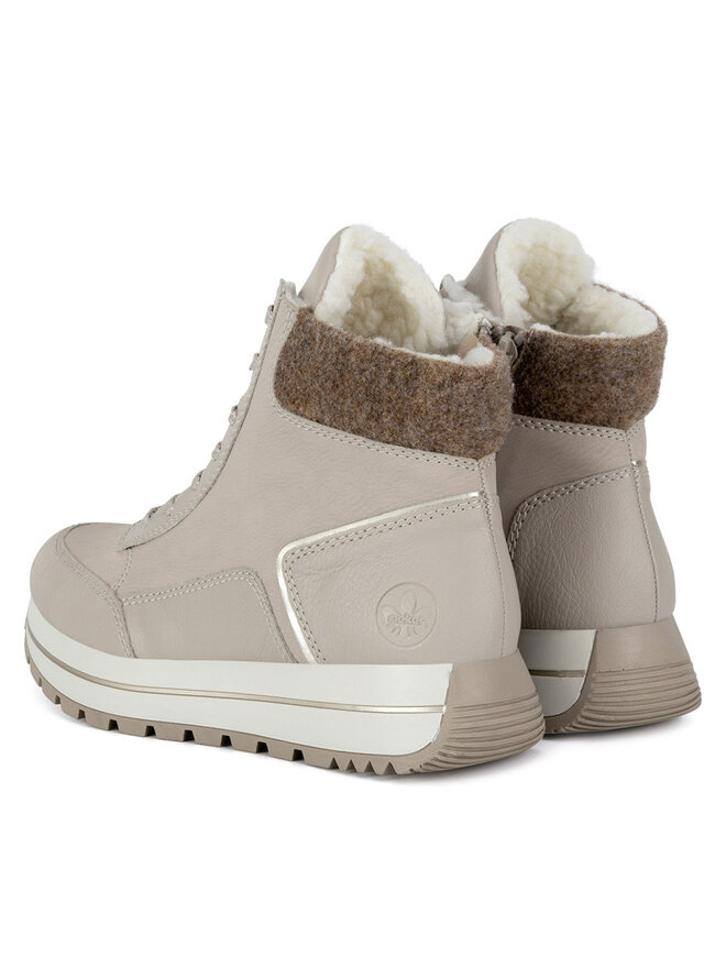 Rieker Polokozačky Rieker N4008-60 Béžová