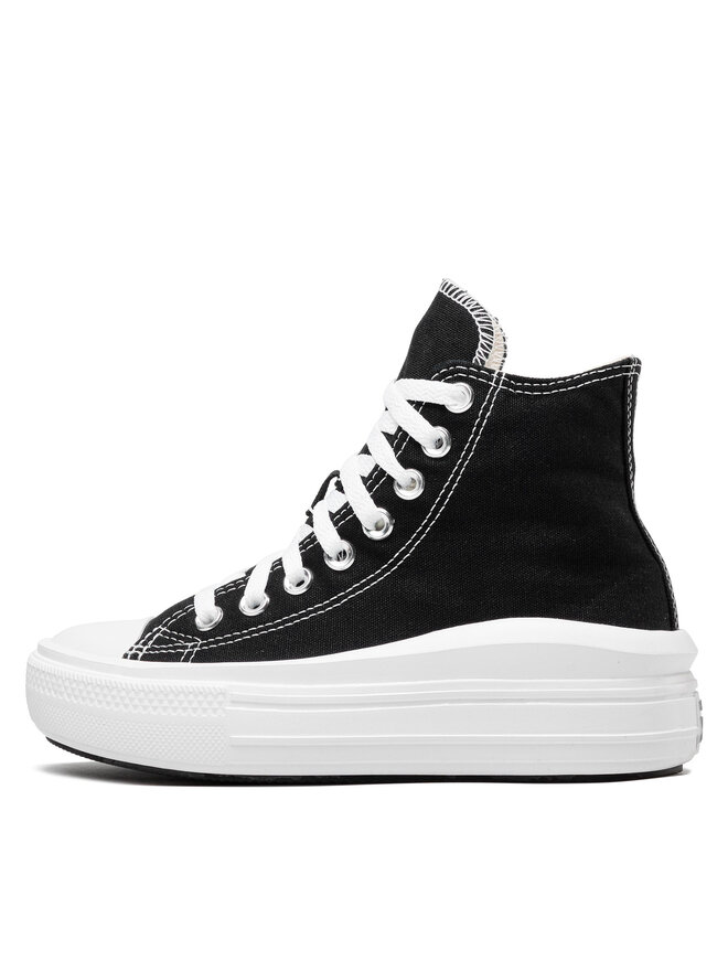 Converse Sneakers aus Stoff Converse Chuck Taylor All Star Move Platform 568497C Schwarz