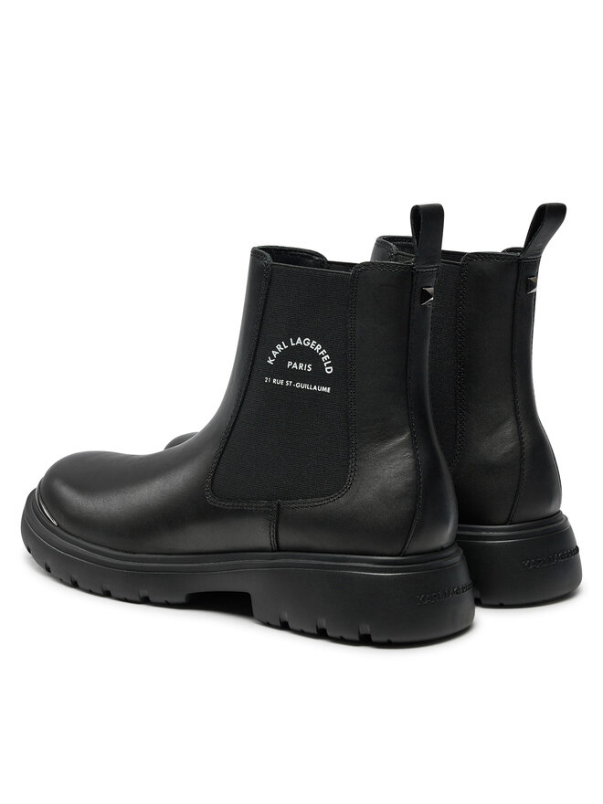 KARL LAGERFELD Боти тип челси KARL LAGERFELD KL13060 Черен