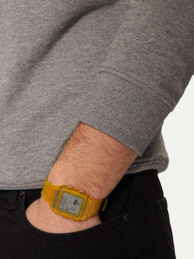 Timex Zegarek Timex Q Timex Lca X Fortnite® Chronograph TW2W96600 Żółty