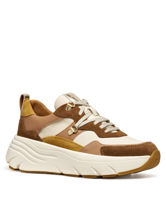 Geox Sneakersy Geox D Diamanta D36UFE 022BC C6507 Hnedá