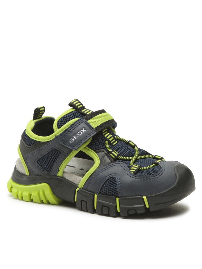 Geox Сандали Geox J Sandal Dynomix Boy J35GHA014MEC0749 S Тъмносин