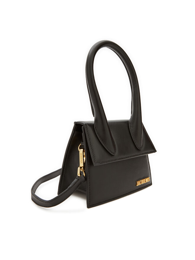 JACQUEMUS Rankinė JACQUEMUS Le Chiquito Moyen 213BA002-3000 Juoda