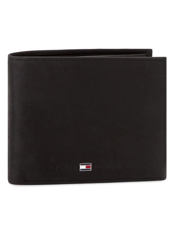 Tommy Hilfiger Große Herren Geldbörse Tommy Hilfiger Johnson Trifold AM0AM00665 Schwarz