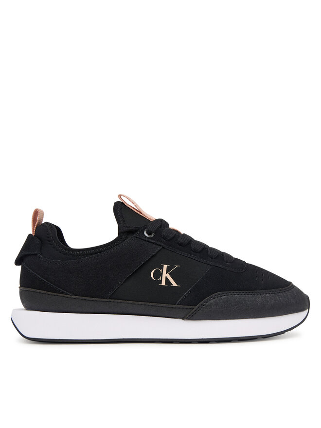 Calvin Klein Sneakers Calvin Klein Retro Runner Sock Laceup Neo Mix HW0HW03250 Schwarz