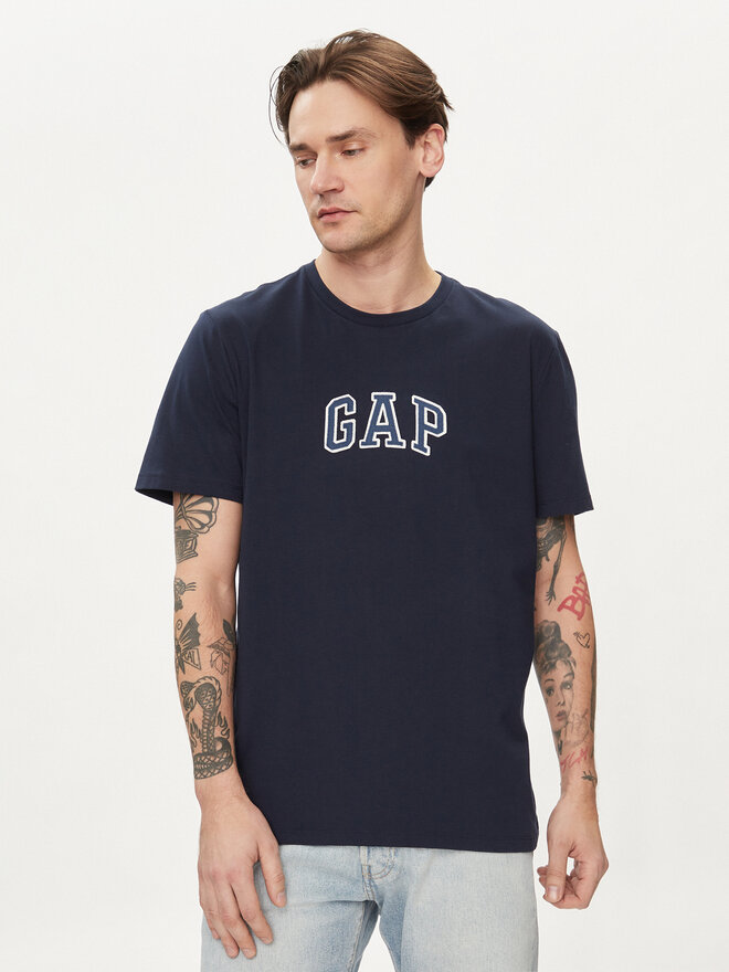 Gap Gap Marškinėliai 570044-03 Tamsiai mėlyna Regular Fit