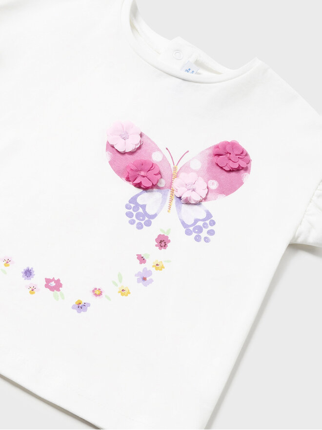 Mayoral Mayoral Camiseta 1013 Blanco Regular Fit