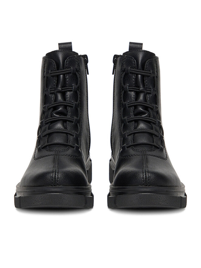 Rieker Schnürschuhe Rieker Y7150-00 Schwarz
