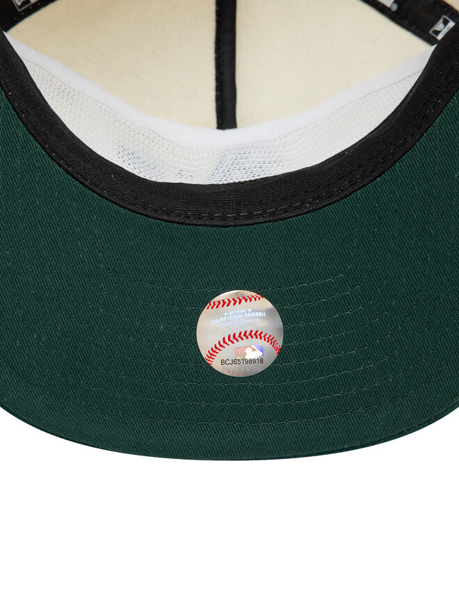New Era Czapka z daszkiem New Era Script Oakland Athletics Golfer 60595252 Biały