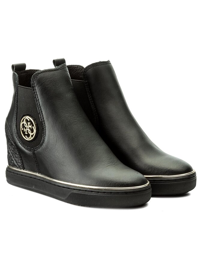 Guess Ботильйони Guess Freda FLFRE3 LEA12 Чорний