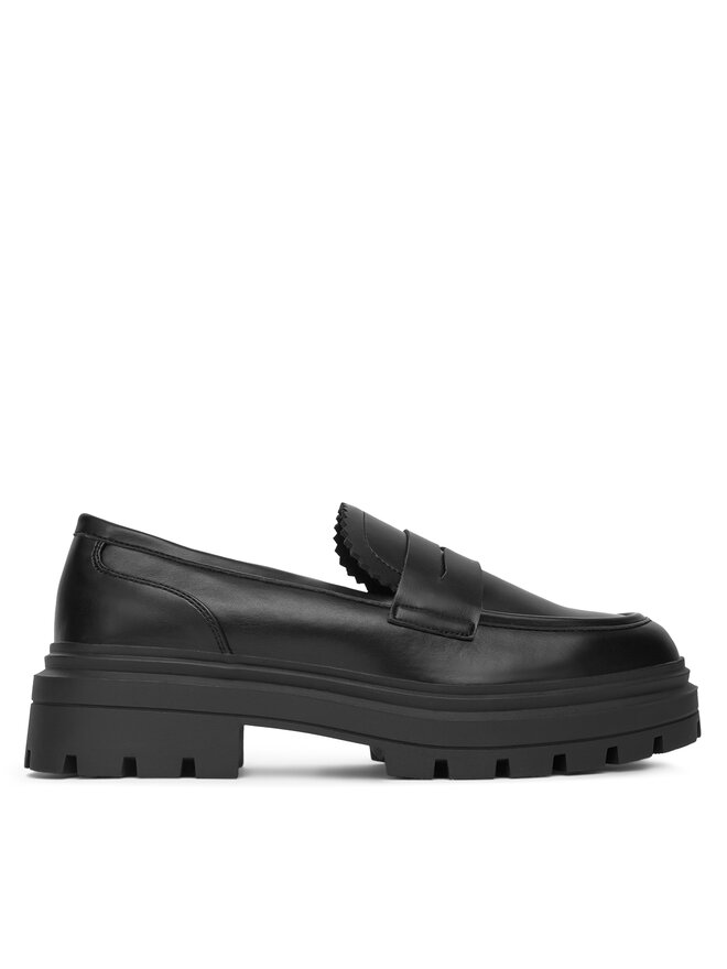 DeeZee Loafersy DeeZee 58682-8 Czarny