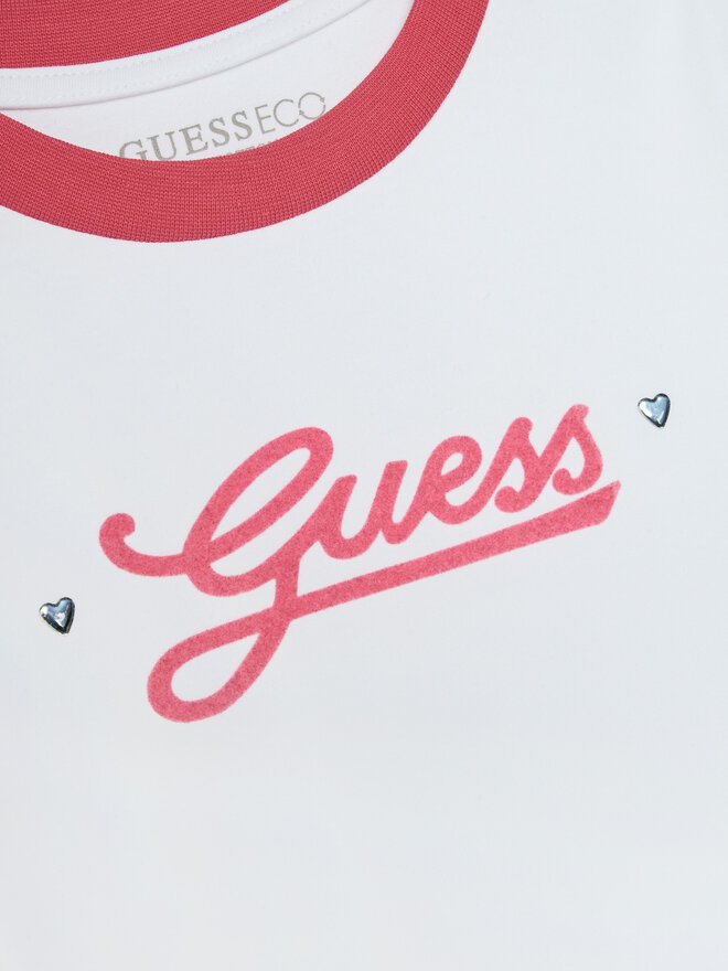 Guess Guess T-Shirt J5RI11 K6YW4 Weiß Regular Fit