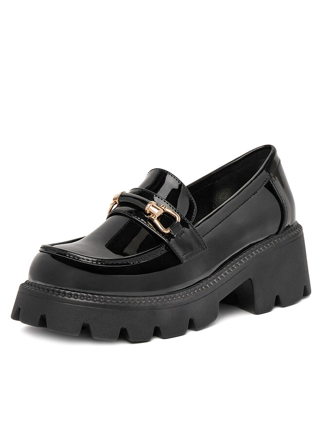 DeeZee Loafersy DeeZee FBD-20306 Czarny