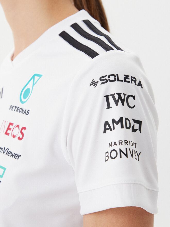 adidas adidas Camiseta Mercedes - AMG Petronas Formula One Team JX5799 Blanco Regular Fit