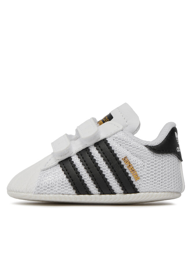 adidas Sneakersy adidas Superstar Crib S79916 Bílá