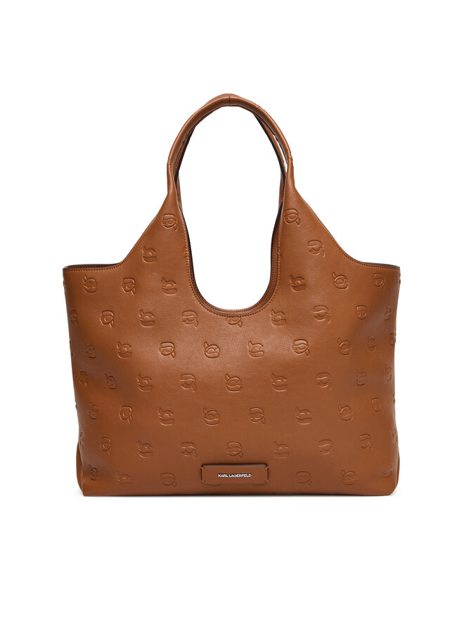 KARL LAGERFELD Ročna torba KARL LAGERFELD A3W30302 Rjava