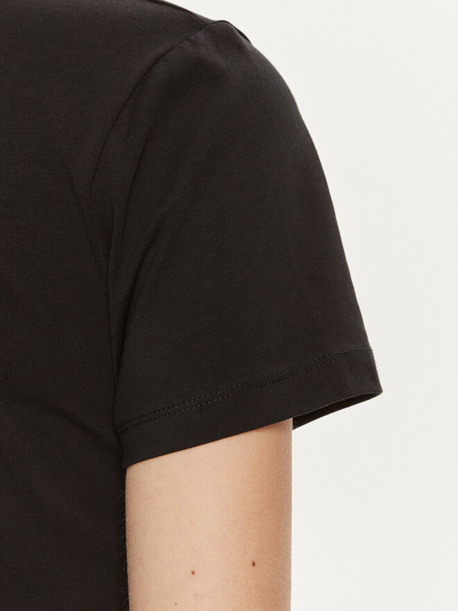 Guess Guess T-Shirt V4YI09 J1314 Μαύρο Regular Fit