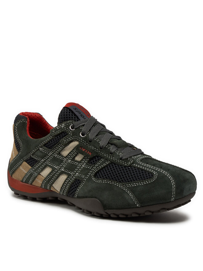 Geox Pusbačiai Geox U Snake K U4207K 02214 C1300 Žalia