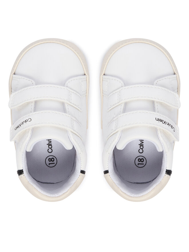 Calvin Klein Krabbelschuhe Calvin Klein V0B9-83437-1582 Weiß