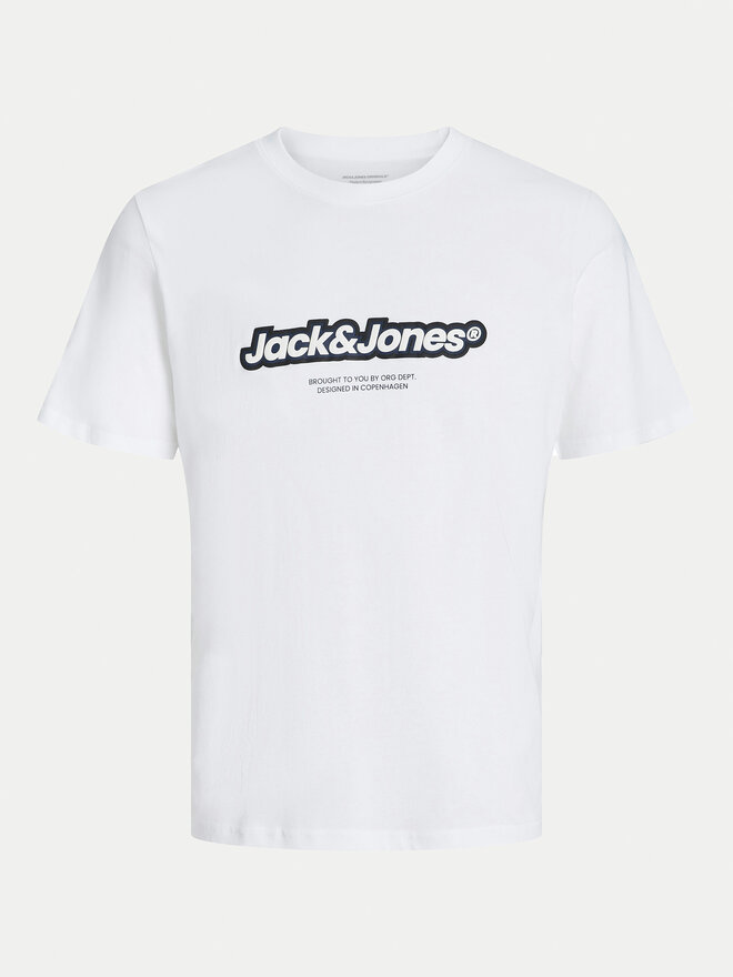 Jack&Jones Jack&Jones Marškinėliai Vesterbro 12265740 Balta Relaxed Fit