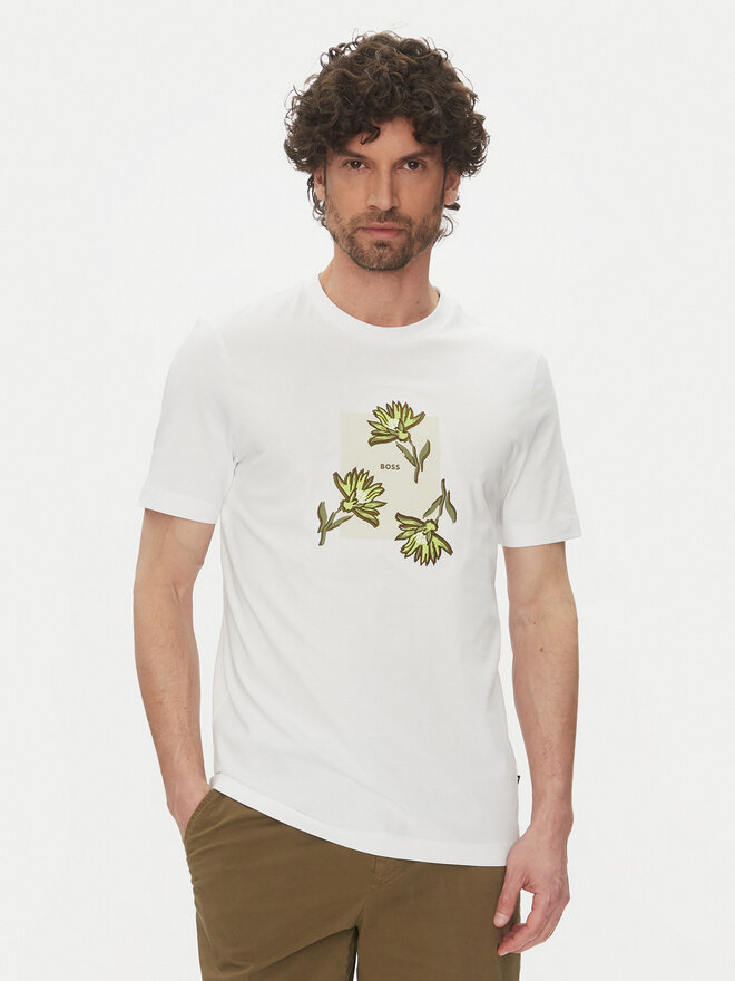 BOSS BOSS T-Shirt C-Thompson 13 50536763 Weiß Regular Fit