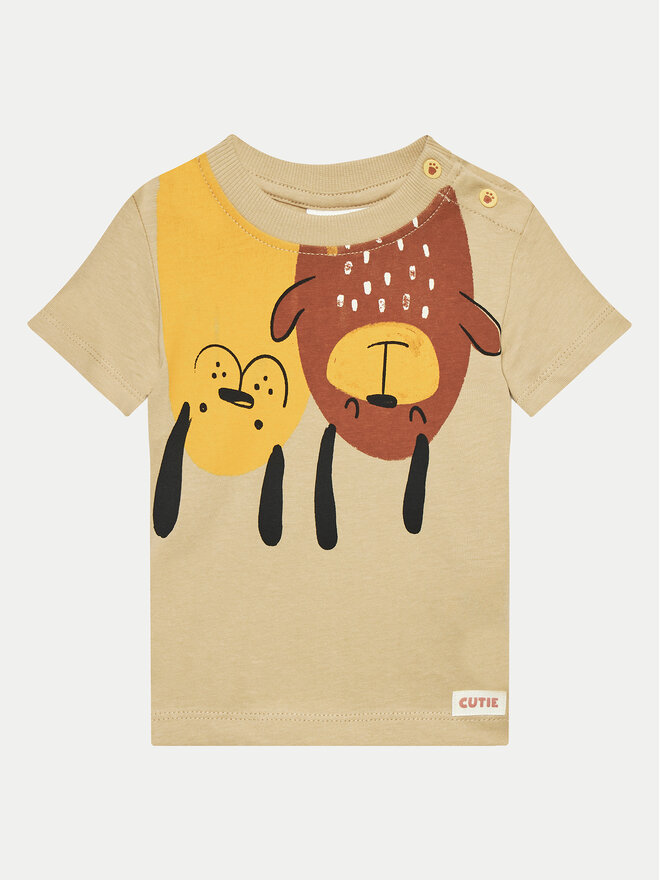 Coccodrillo Coccodrillo T-Shirt WC4143204HBN Beige Regular Fit