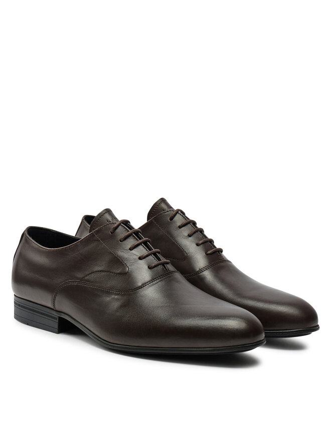 Calvin Klein Oxfordy Calvin Klein HM0HM01690 Hnědá