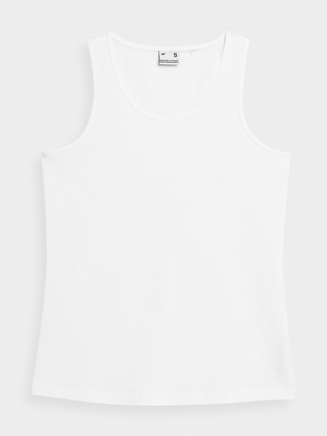 4F 4F Τοπ 4FSS23TTSHF581 Λευκό Regular Fit