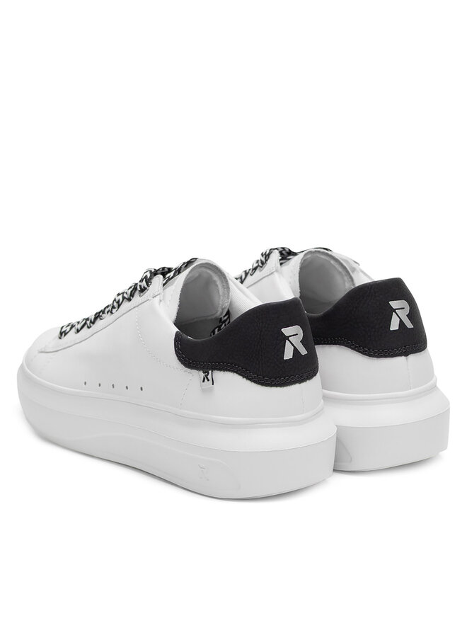 Rieker Revolution Lifestyle Sneakersy Rieker Revolution Lifestyle W1201-80 Biały