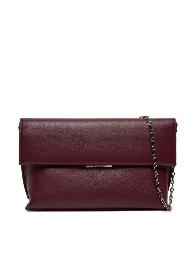 Borsetta Calvin Klein Linear K60K612560 Bordeaux escarpe