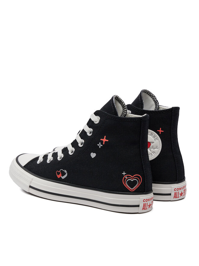Converse Кеди Converse Chuck Taylor All Star Y2K Heart A09116C Чорний