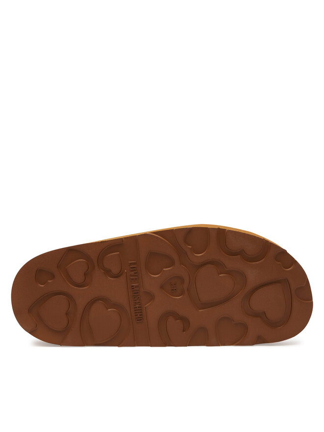 LOVE MOSCHINO Sandali LOVE MOSCHINO JA16054I1MIA0201 Rjava