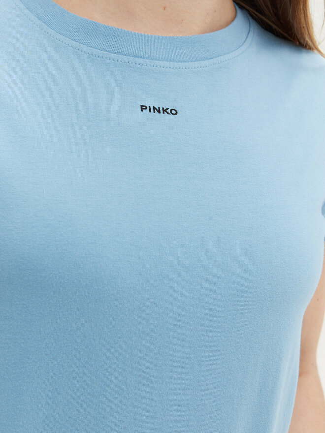 PINKO PINKO Camiseta Basico 100373 Azul Regular Fit