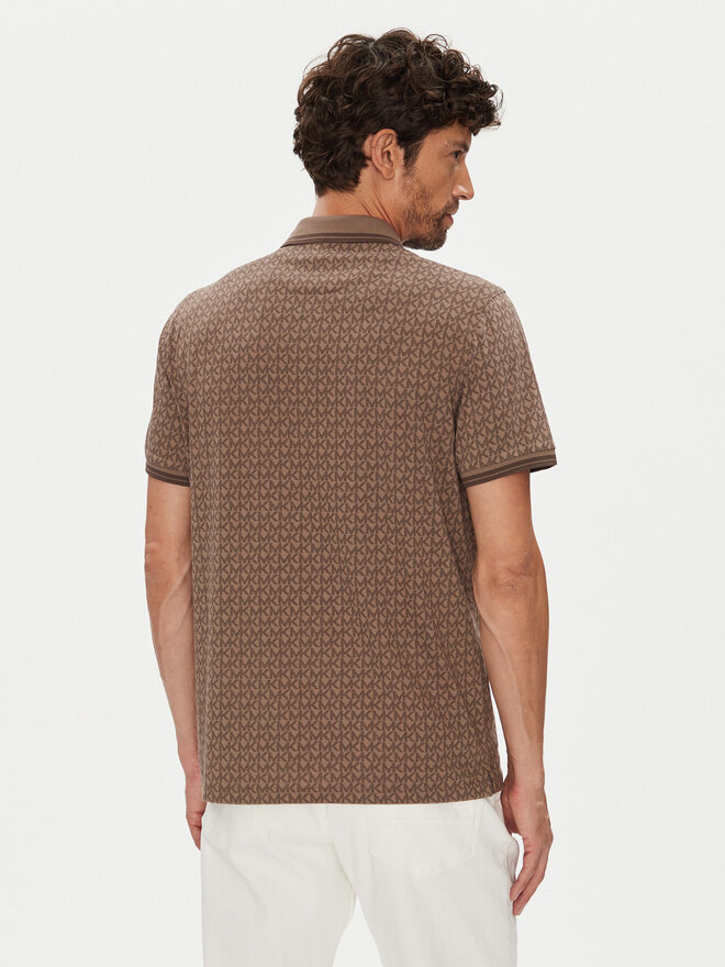 Michael Kors Michael Kors Poloshirt CS550V85KS Braun Regular Fit
