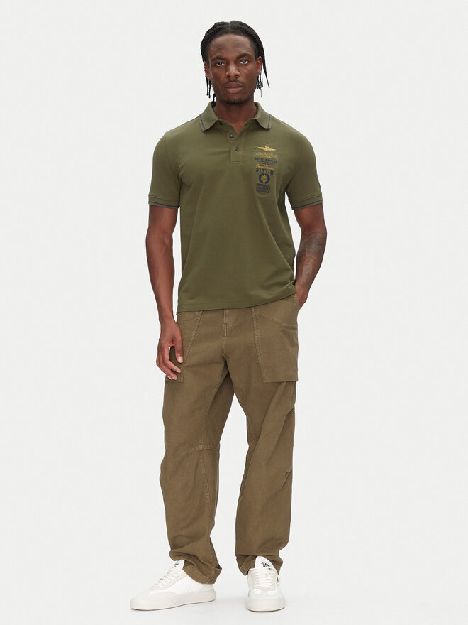 Aeronautica Militare Aeronautica Militare Pólóing 251PO1853P191 Khaki Regular Fit