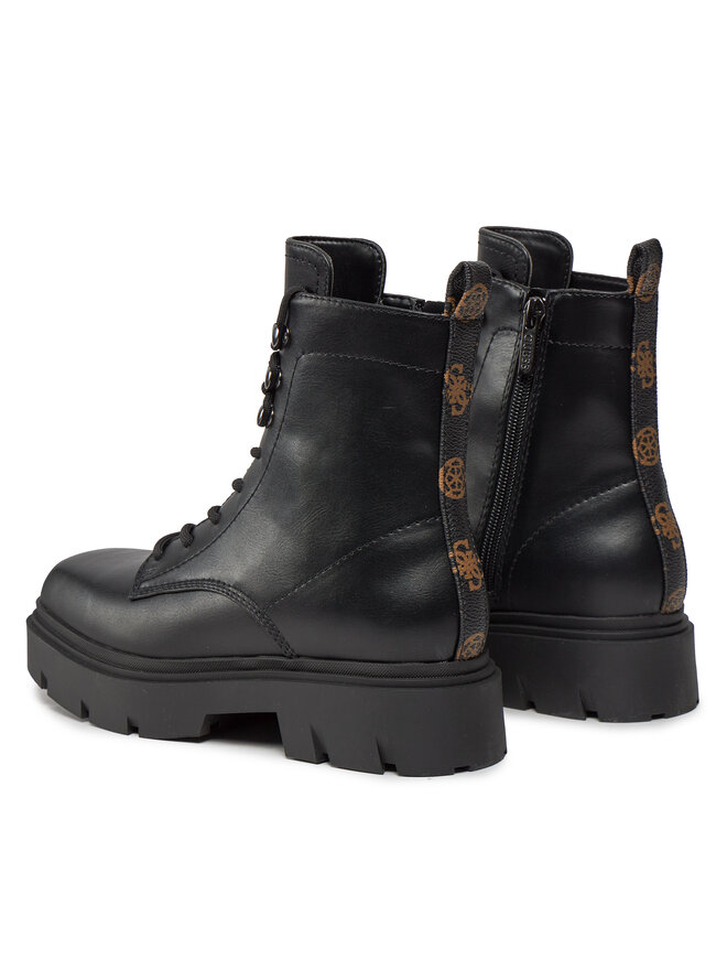 Guess Schnürstiefeletten Guess Ramsay FL8RMY ELE10 Schwarz