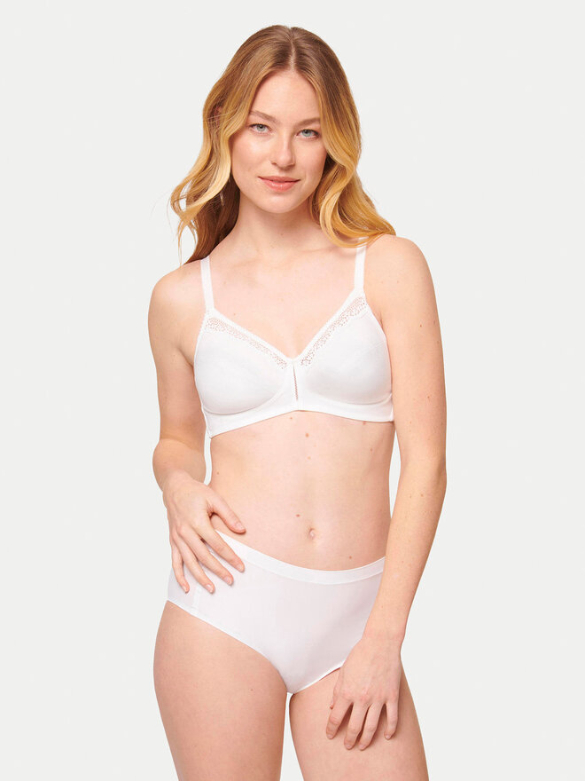 Triumph Triumph Bralette-BH Cotton Beauty 10094814 Weiß