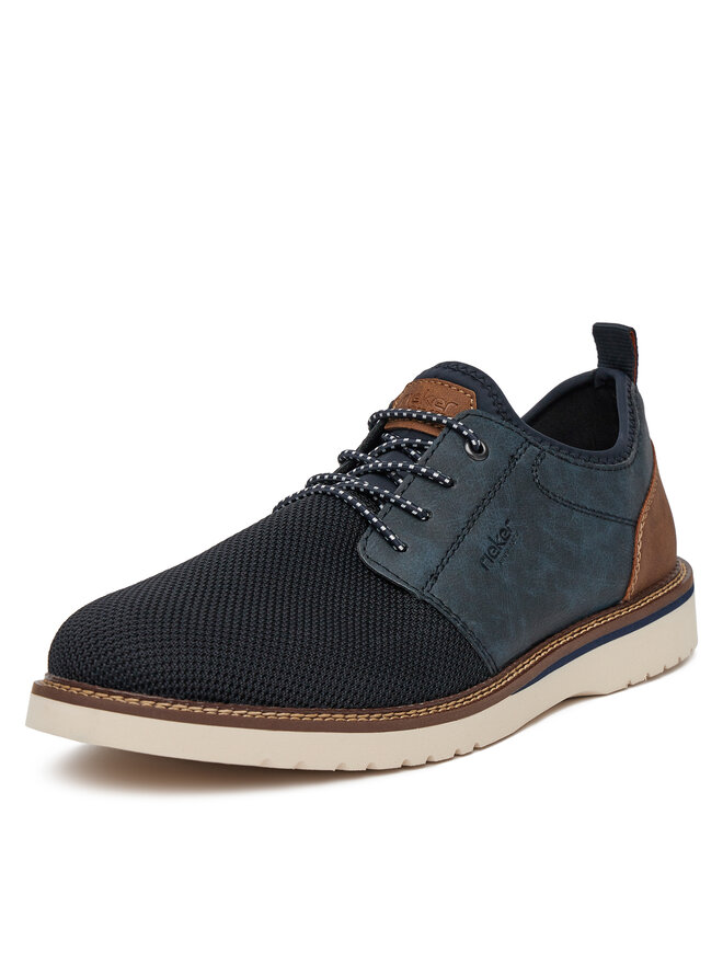 Rieker Sneakersy Rieker 04550-14 Tmavomodrá