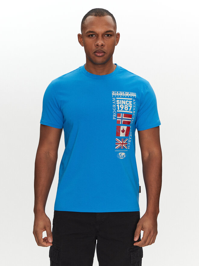 Napapijri Napapijri Camiseta S-Turin NP0A4HQG Azul Regular Fit
