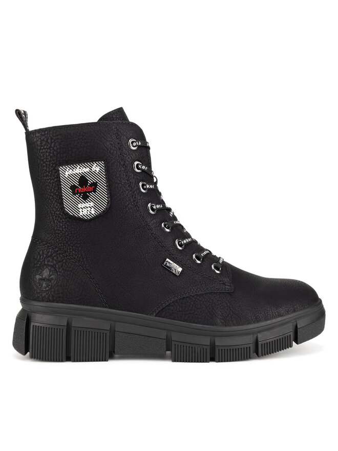 Rieker Schnürschuhe Rieker X3410-00 Schwarz