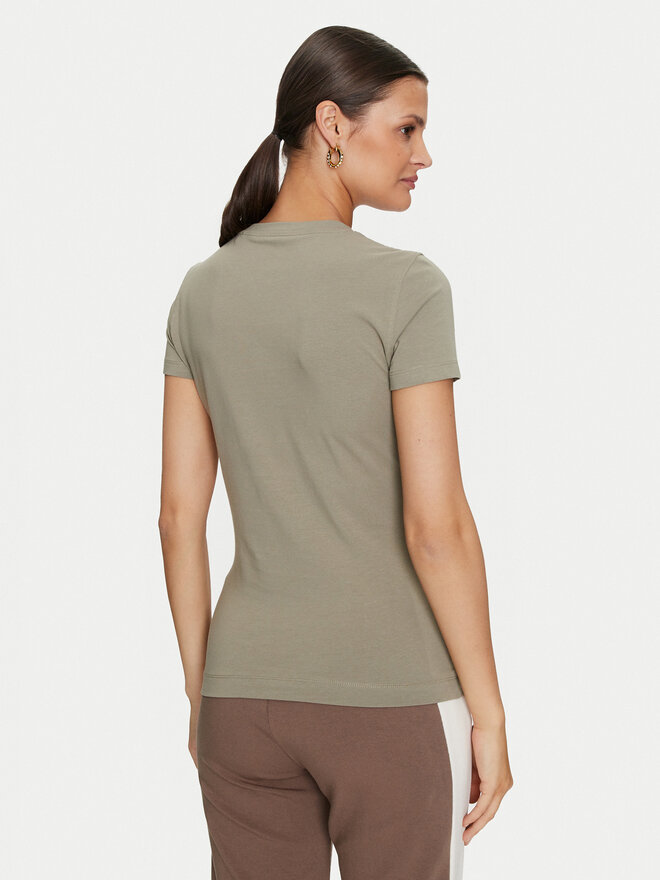 Guess Guess Camiseta Cherry Flower W4YI26 J1314 Verde Slim Fit