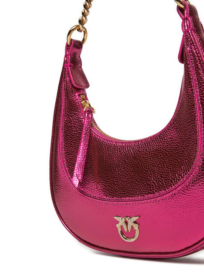 PINKO Táska PINKO Brioche Hobo Mini AI 24-25 PLTT 101433 A204 Rózsaszín