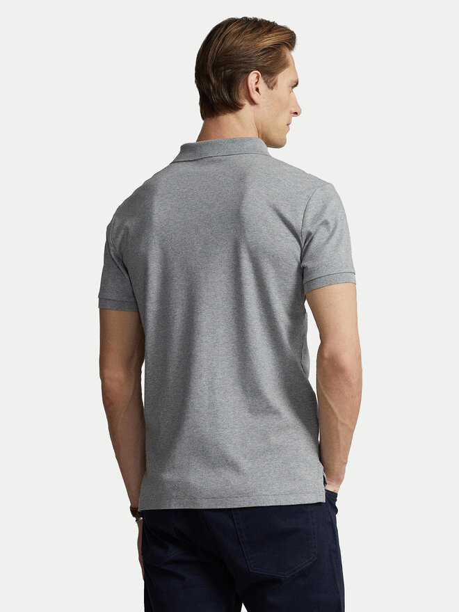 Polo Ralph Lauren Polo Ralph Lauren Поло 710713130007 Сірий Custom Slim Fit