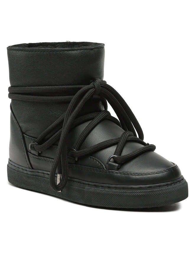 Inuikii Čizme za snijeg Inuikii Full Leather 75202-087 Crna
