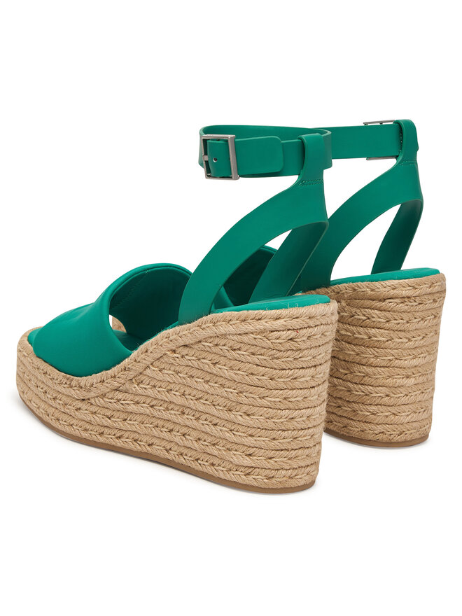 Calvin Klein Espadrilles Calvin Klein Wedge Espad 70 Neopr Mg HW0HW03014 Grün