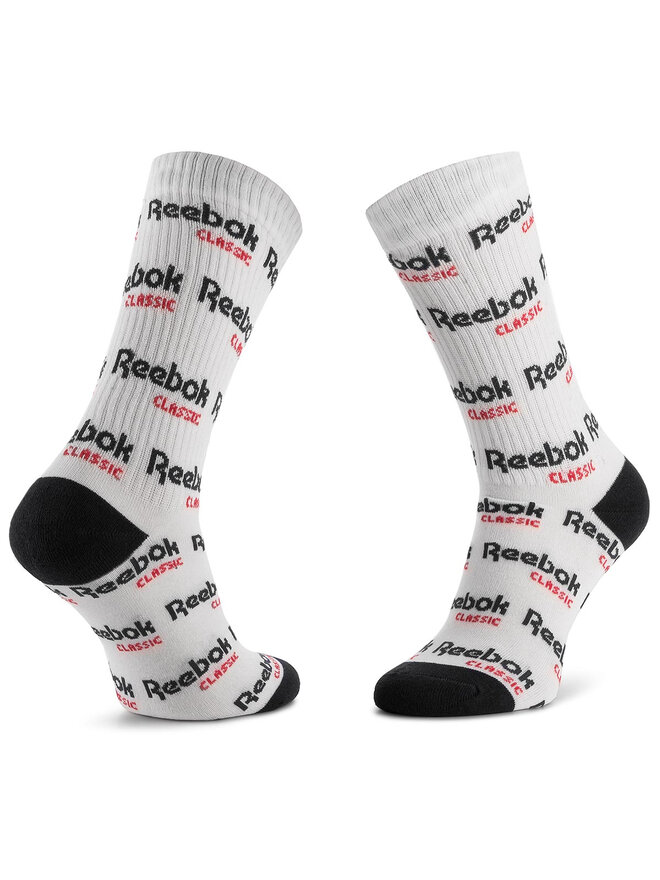 Reebok Довгі шкарпетки Reebok CL Graphic Crew Sock EJ8525 Білий
