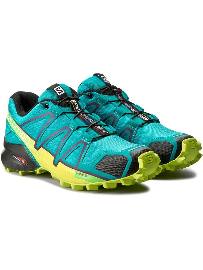 Laufschuhe Salomon Speedcross 4 W 392402 20 V0 Grun eschuhe