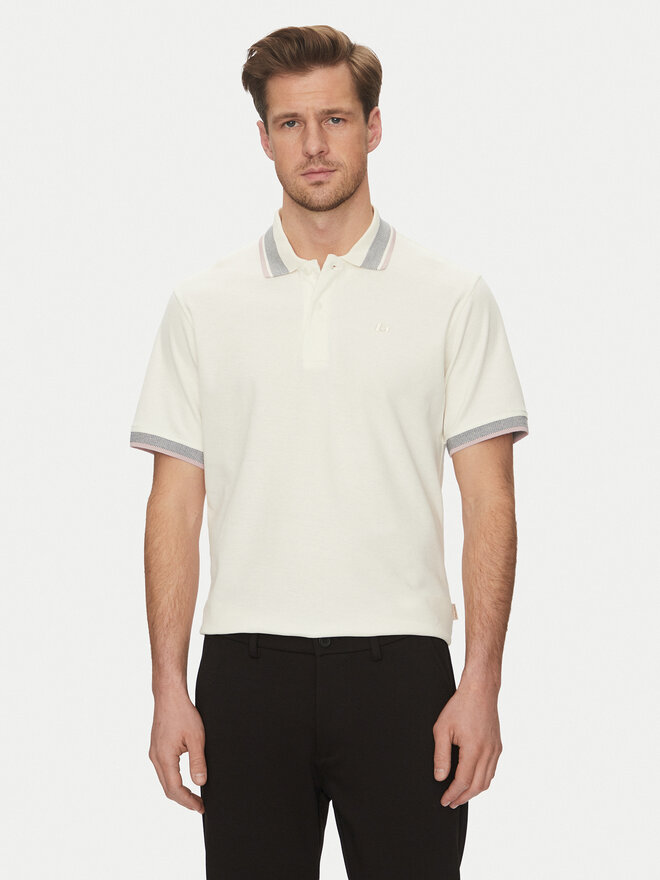 Blend Blend Poloshirt 20717916 Weiß Regular Fit