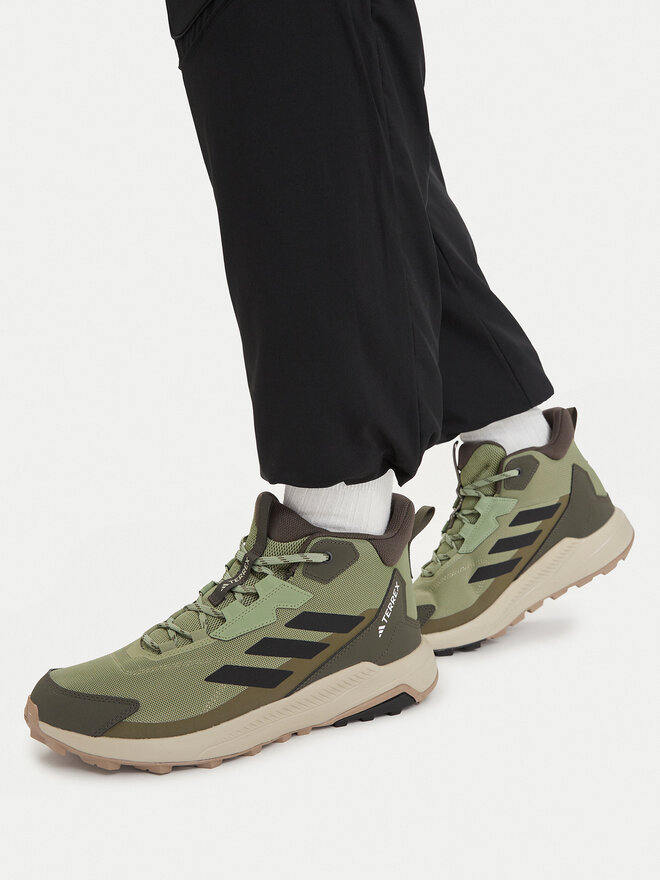 adidas Трекінгові черевики adidas Terrex Anylander Mid Hiking Shoes JR6596 Зелений