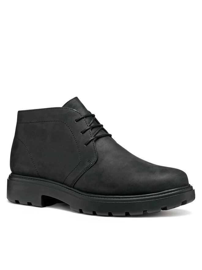 Geox Schnürschuhe Geox U Spherica Ec7 U56FRA 000FF C9999 Schwarz